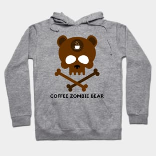 Coffee zombie bear Hoodie